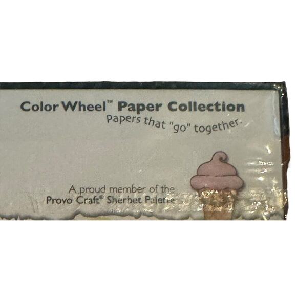 Color Wheel Paper Collection Custard Sherbet Palette 12 X 12 Scrapbooking 24 - Picture 4 of 4